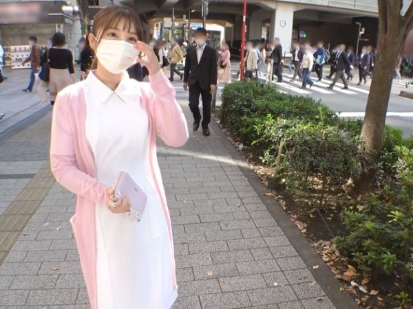 【ナースの休日】昼休み中の看護師をゲット！ストレスMAXの美脚ナースがホテルで本能むき出し！仕事のストレスをセックスで発散する姿に興奮必至！